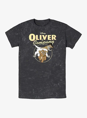 Disney Oliver & Company and Dodger Mineral Wash T-Shirt