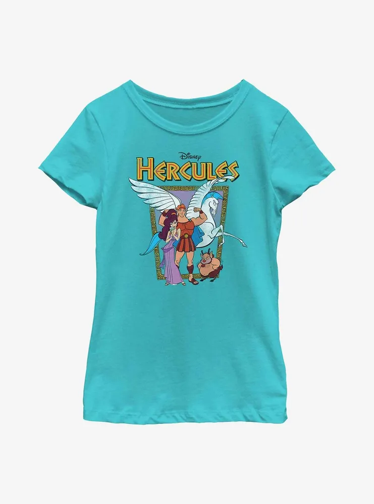 Disney Hercules Hero Group Youth Girls T-Shirt