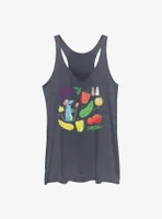 Disney Pixar Ratatouille Remy With Ingredients Womens Tank Top