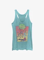 Disney Pixar A Bug's Life Slim and Flik Juggle Womens Tank Top