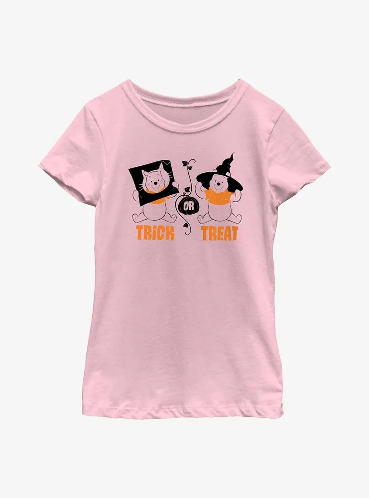 Disney Winnie The Pooh Impoohstor Trick or Treat Youth Girls T-Shirt