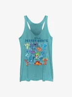 Disney Lilo & Stitch Experiments Womens Tank Top