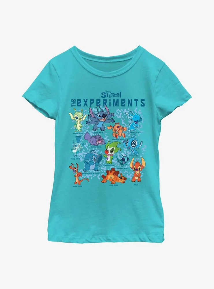 Disney Lilo & Stitch Experiments Youth Girls T-Shirt