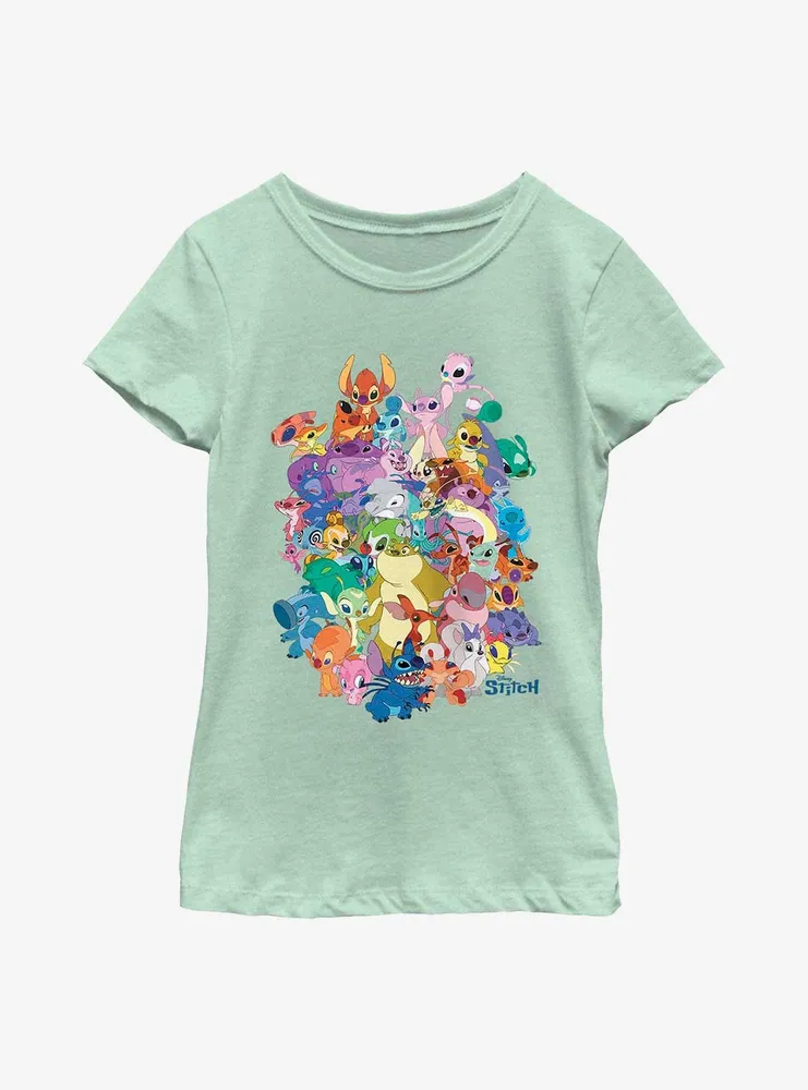 Disney Lilo & Stitch Experiment Dogpile Youth Girls T-Shirt