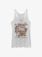 Disney Pixar Ratatouille Cafe Paris France Womens Tank Top