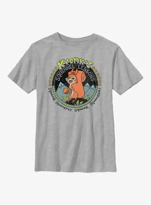 Disney The Emperor's New Groove Kronk's Squirrel Lessons Youth T-Shirt