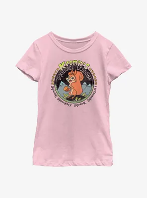 Disney The Emperor's New Groove Kronk's Squirrel Lessons Youth Girls T-Shirt