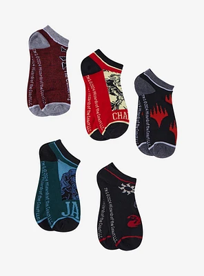 Magic: The Gathering Icons No-Show Socks 5 Pair