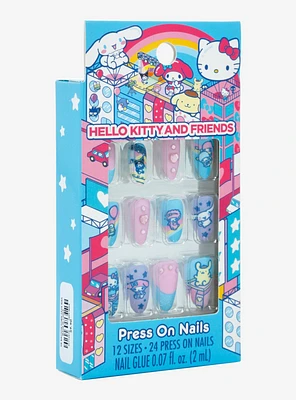 Hello Kitty And Friends Balloons Faux Nail Set