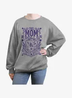 Dungeons & Dragons This Mom Rolls Nat Twenties Womens Oversized Sweatshirt