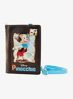 Loungefly Disney Pinocchio Classic Books Convertible Crossbody Bag