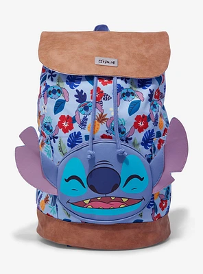 Disney Stitch Tropical Slouch Backpack