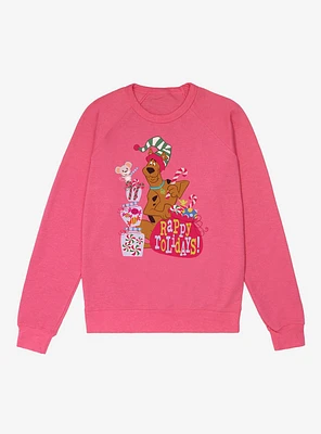 Scooby-Doo Happy Holidays Candy French Terry Sweatshirt