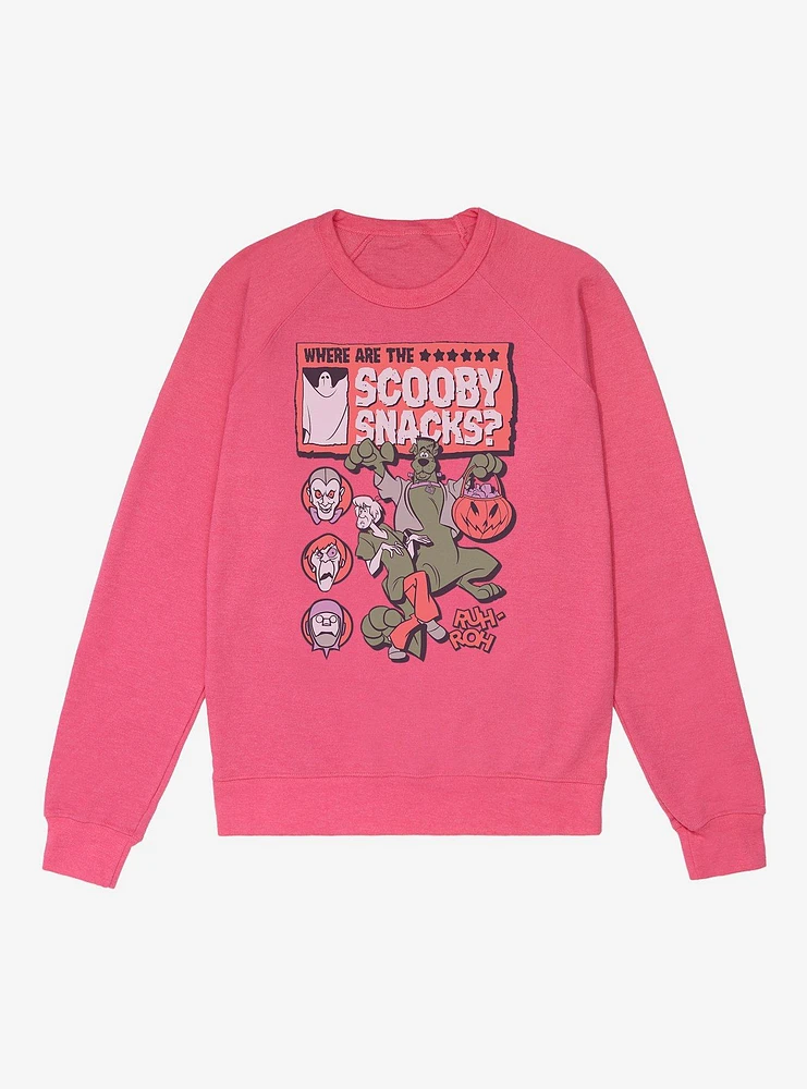 Scooby-Doo Where Are The Scooby Snacks French Terry Sweatshirt