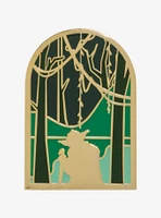 Loungefly Star Wars Yoda on Dagobah Silhouette Enamel Pin - BoxLunch Exclusive