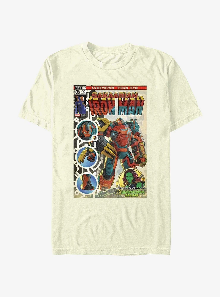 Marvel What If...? Sakaarian Iron Man Comic Poster T-Shirt