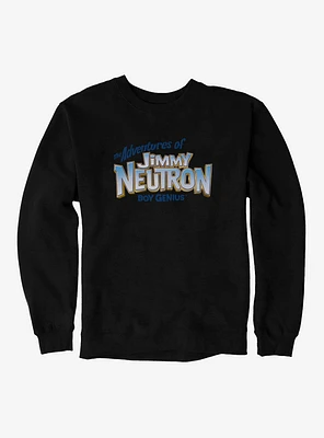 The Adventures Of Jimmy Neutron Boy Genius Title Logo Sweatshirt