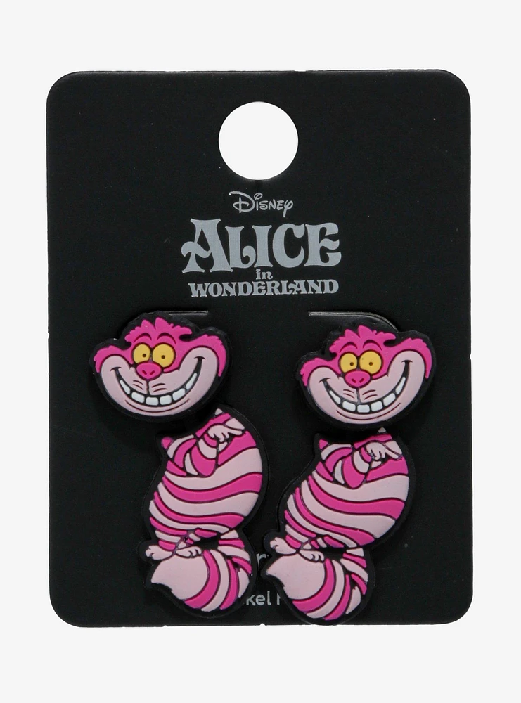 Disney Alice In Wonderland Cheshire Cat Front/Back Earrings