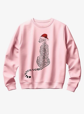 Pink Leopard Christmas Sweater