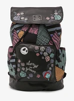 The Nightmare Before Christmas Sally Patchwork Slouch Backpack