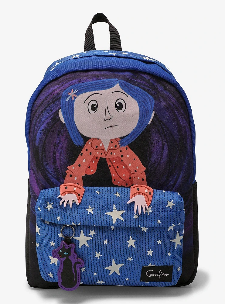 Coraline Cat Star Glow-In-The-Dark Backpack