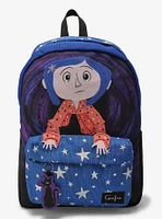 Coraline Cat Star Glow-In-The-Dark Backpack