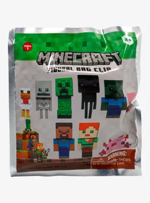 Minecraft Characters Blind Bag Figural Bag Clip