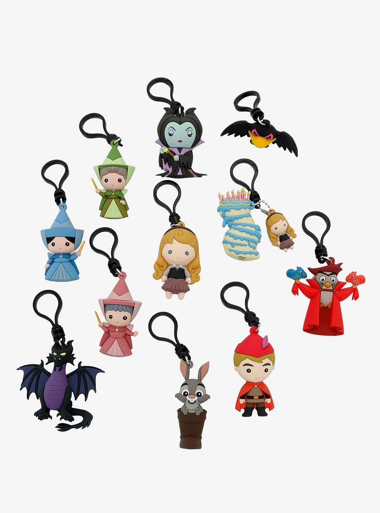 Disney Sleeping Beauty Characters Blind Bag Figural Bag Clip