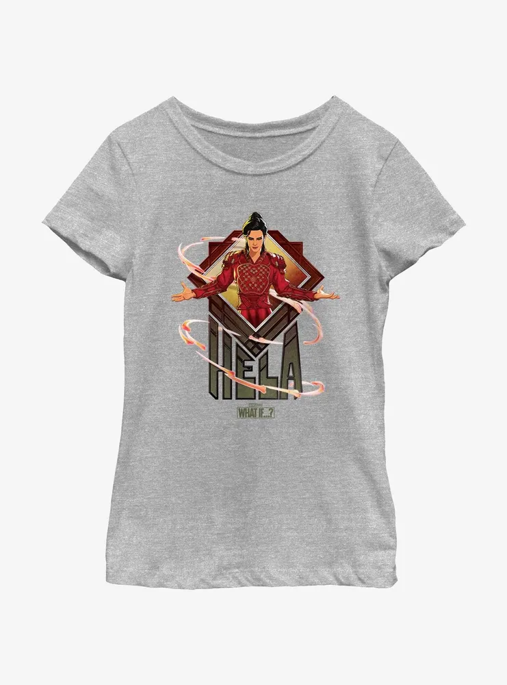 Marvel What If...? Hela Pose Youth Girls T-Shirt