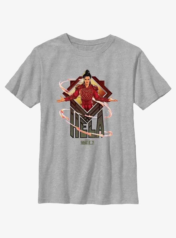 Marvel What If...? Hela Pose Youth T-Shirt