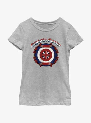 Marvel What If...? Captain Carter Shield Youth Girls T-Shirt