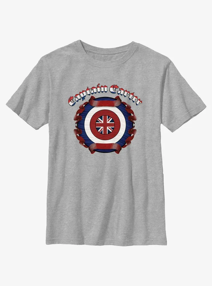 Marvel What If...? Captain Carter Shield Youth T-Shirt