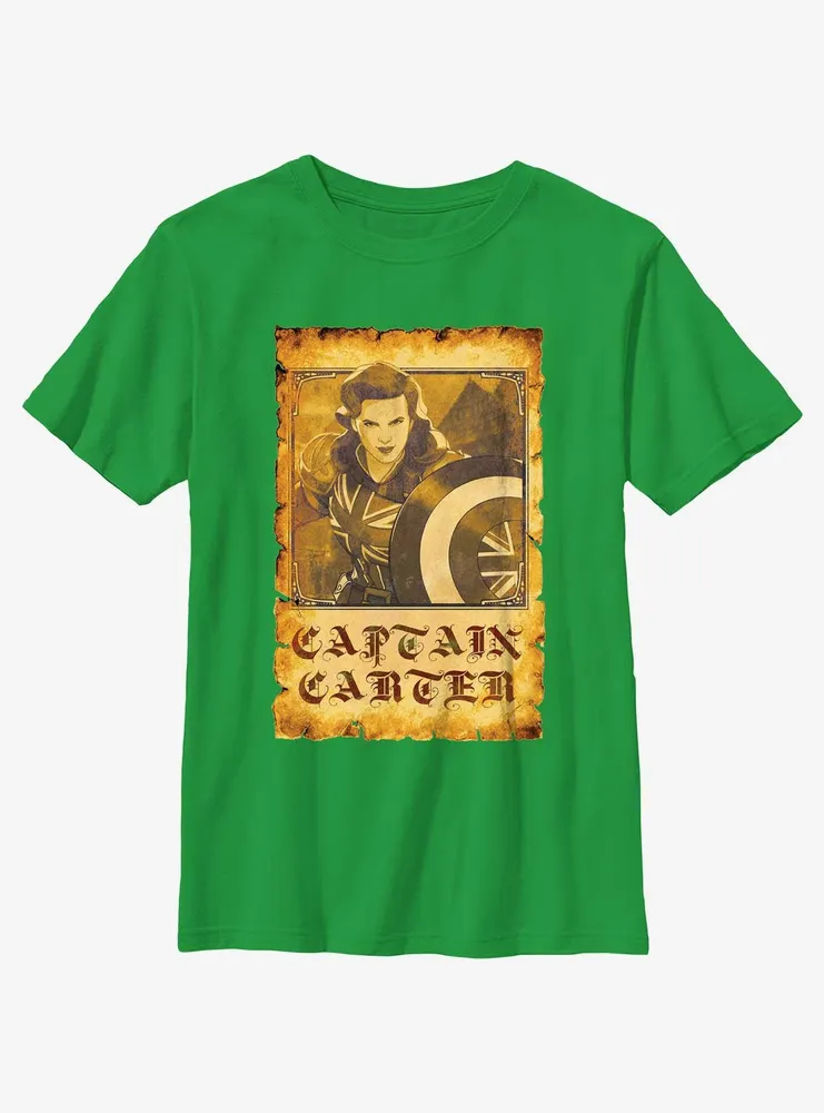 Marvel What If...? Captain Carter Poster Youth T-Shirt