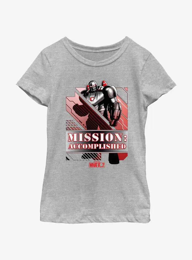 Marvel What If...? Mission Accomplished Hydra Stomper Mark 2 Youth Girls T-Shirt