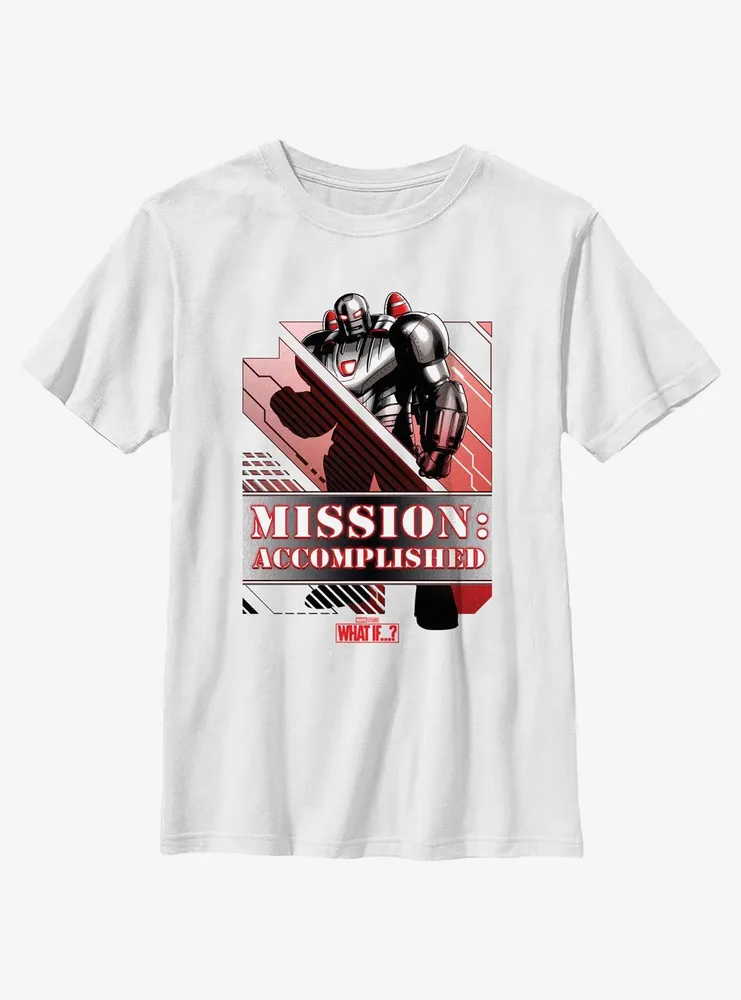 Marvel What If...? Mission Accomplished Hydra Stomper Mark 2 Youth T-Shirt