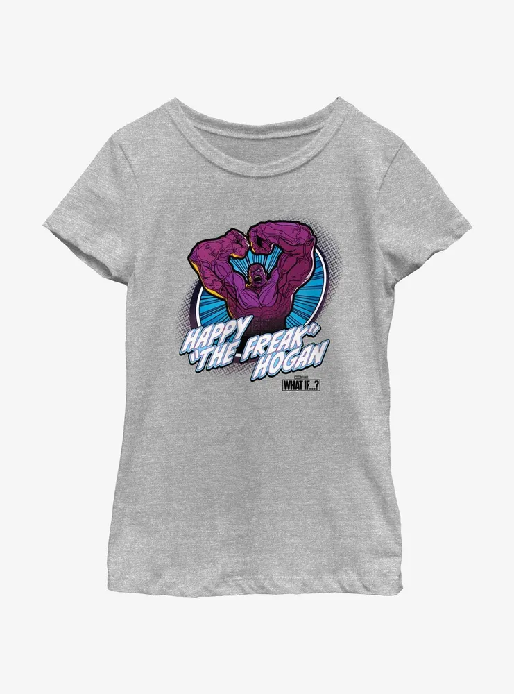 Marvel What If...? Happy The Freak Hogan Youth Girls T-Shirt