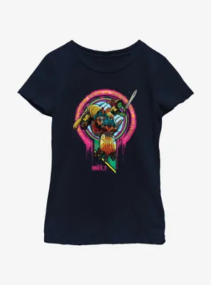 Marvel What If...? Sakaarian Iron Man And Gamora Youth Girls T-Shirt