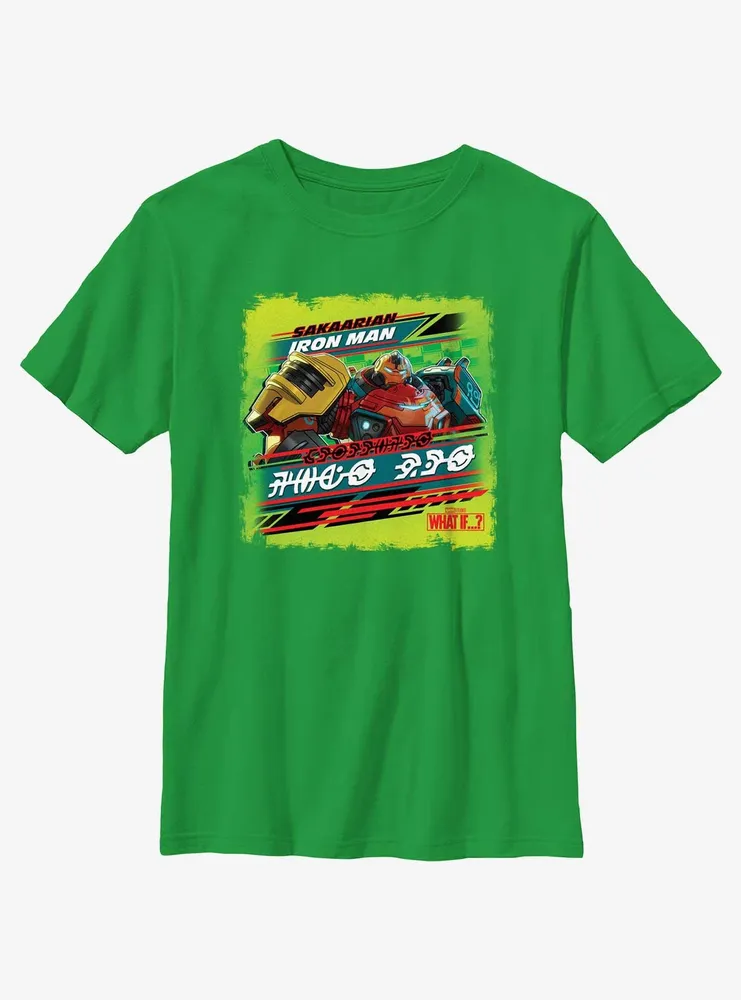 Marvel What If...? Sakaarian Iron Man Youth T-Shirt