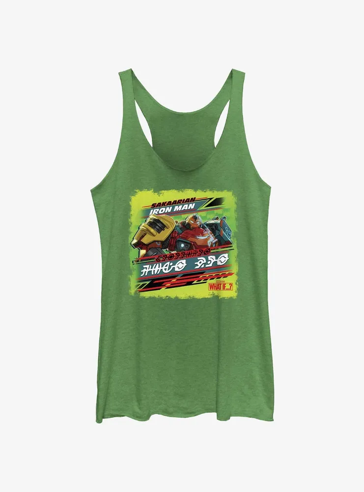 Marvel What If...? Sakaarian Iron Man Womens Tank Top