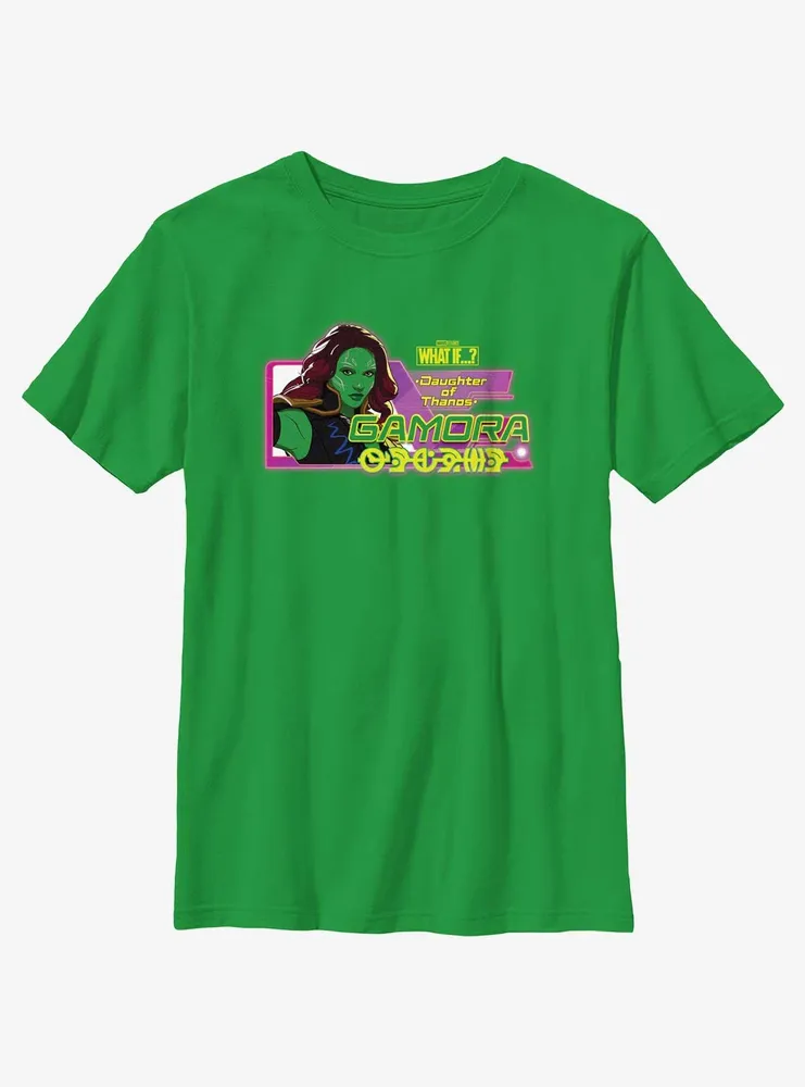 Marvel What If...? Gamora Daughter Of Thanos Youth T-Shirt