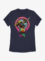 Marvel What If...? Sakaarian Iron Man And Gamora Womens T-Shirt