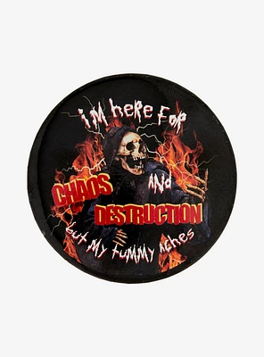 Chaos & Destruction Grim Reaper 3 Inch Button