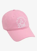 Mean Girls Wednesdays Wear Pink Dad Cap