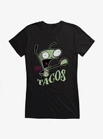 Invader Zim Gir Tacos Girls T-Shirt