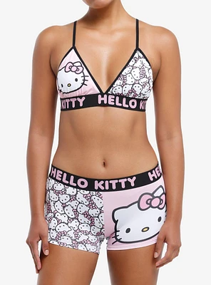 Hello Kitty Split Bra & Boyshort Panty Set