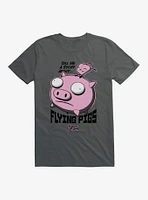 Invader Zim Gir Riding A Flying Pig T-Shirt