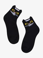 Black Cat 3D Ear Ankle Socks