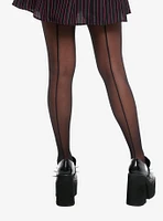 Black Back Seam Tights