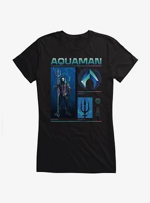 Aquaman Symbols Girls T-Shirt