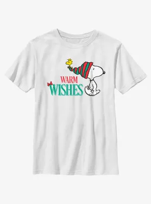 Peanuts Snoopy Warm Wishes Youth T-Shirt